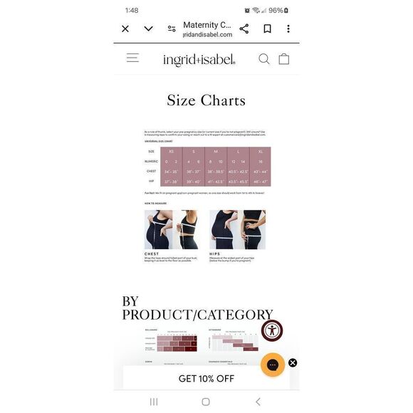 New 10 Maternity Isabel & Ingrid Black Boyfriend Black Over Bump Denim Jeans NWT - Picture 7 of 8